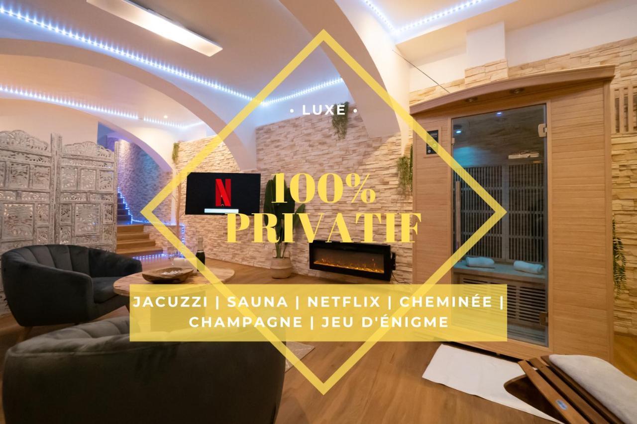 Le Spa De La Cathedrale - Jacuzzi - Sauna - Champagne - Netflix - Wifi Труа Экстерьер фото